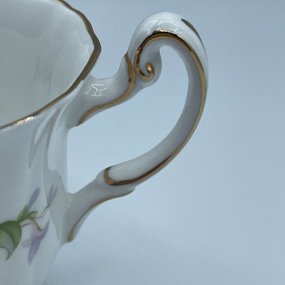 Vintage Royal Adderley English Bone China Cup and Saucer Canadian "Mayflower" - Picture 8 of 11